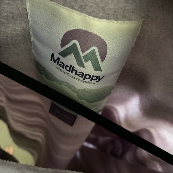 Madhappy Purple Tie Dye Mock Hoodie Size XL - Picture 2 of 5